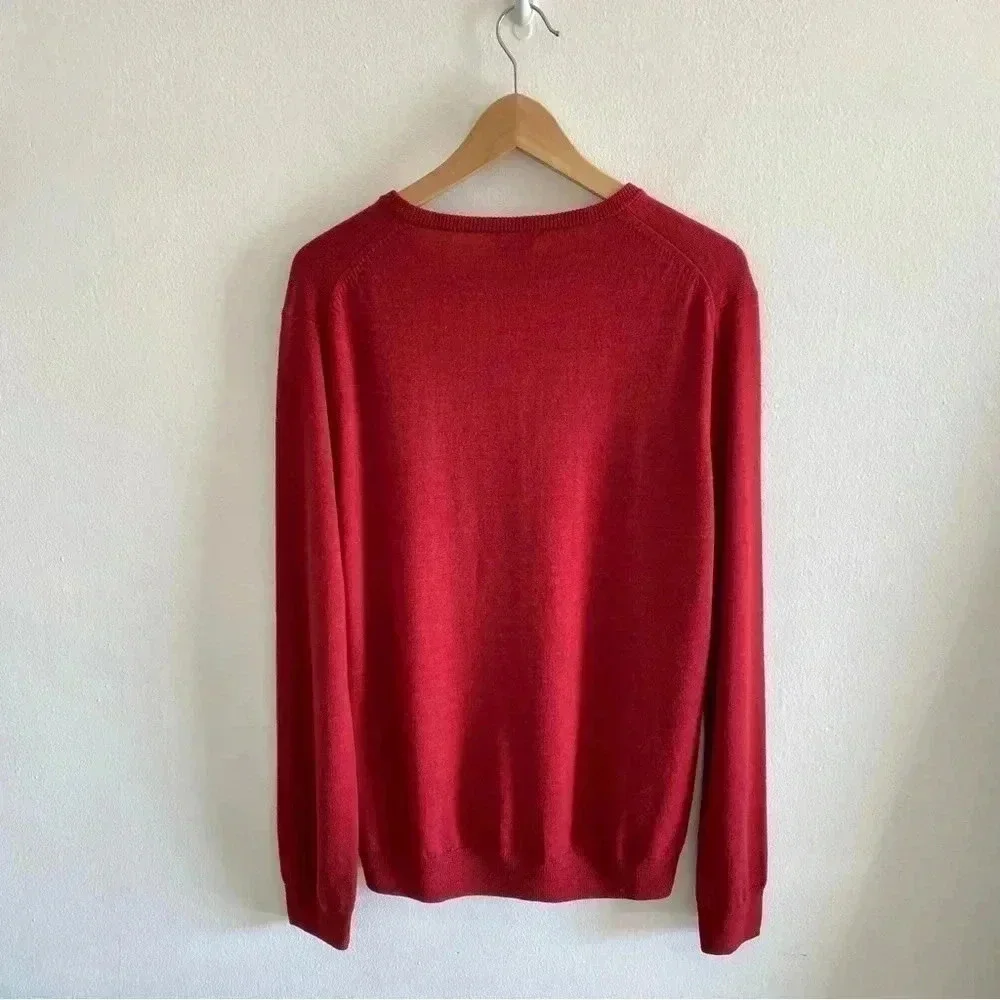 J. Crew‎ Merino Wool Sweater Red
